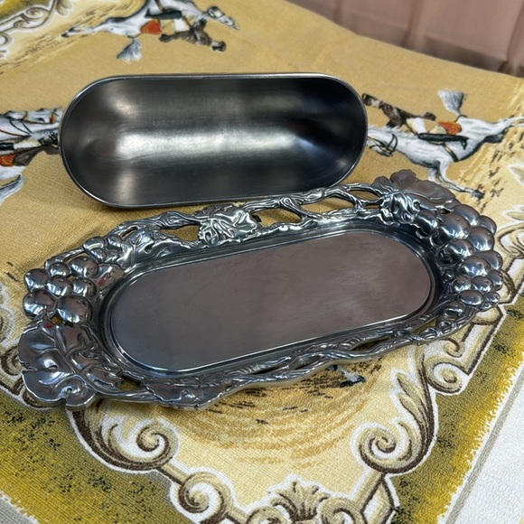 Authur Court Silver Butter Dish Circa 2001 Vintage - Picture 2 of 8